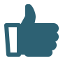 Icon for thumbs up